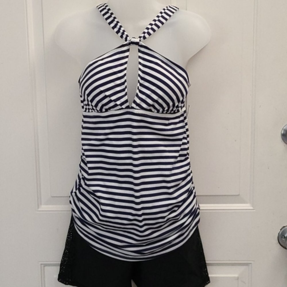 Beach Bump Striped Swimsuit Top